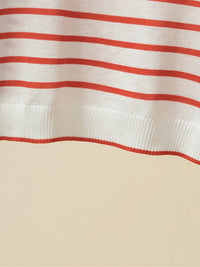 EllysShirt | Striped Sweater for Women-Red-One size fits all-State of Style