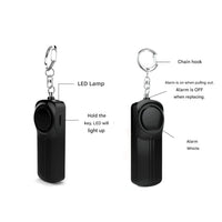 Emergency Alarm Keychain – SafePing-Black-State of Style
