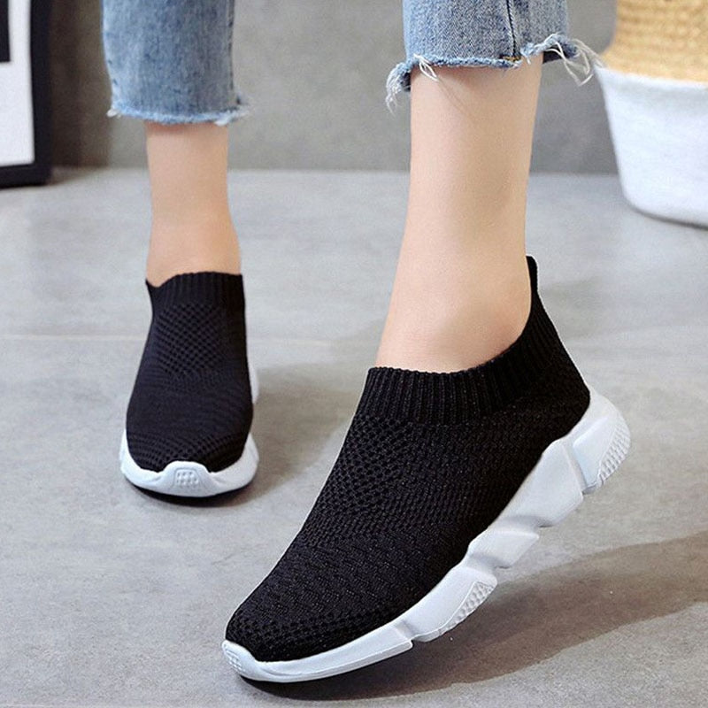 EmiliaSneaks | Women's Sneakers-Black-6.0-State of Style