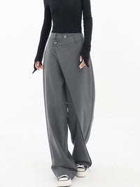 Emma Baggy Trousers - Modern Style for Women-Grey-S-State of Style
