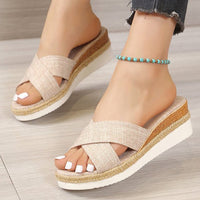 Emma - Orthopedische Bruine Espadrilles Slippers-Bruin-34-State of Style