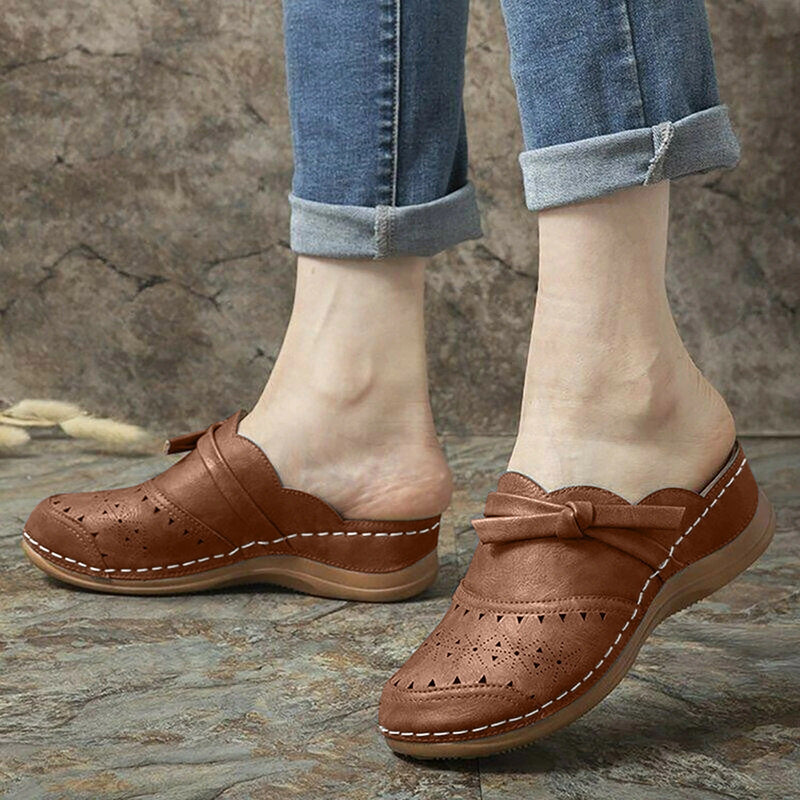 Emma - Orthopedische Comfortabele Bruine Loafers-Bruin-36-State of Style
