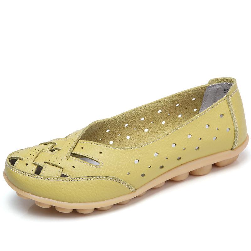 Emma - Orthopedische Marineblauwe Damesflats-Marineblauw-35-State of Style