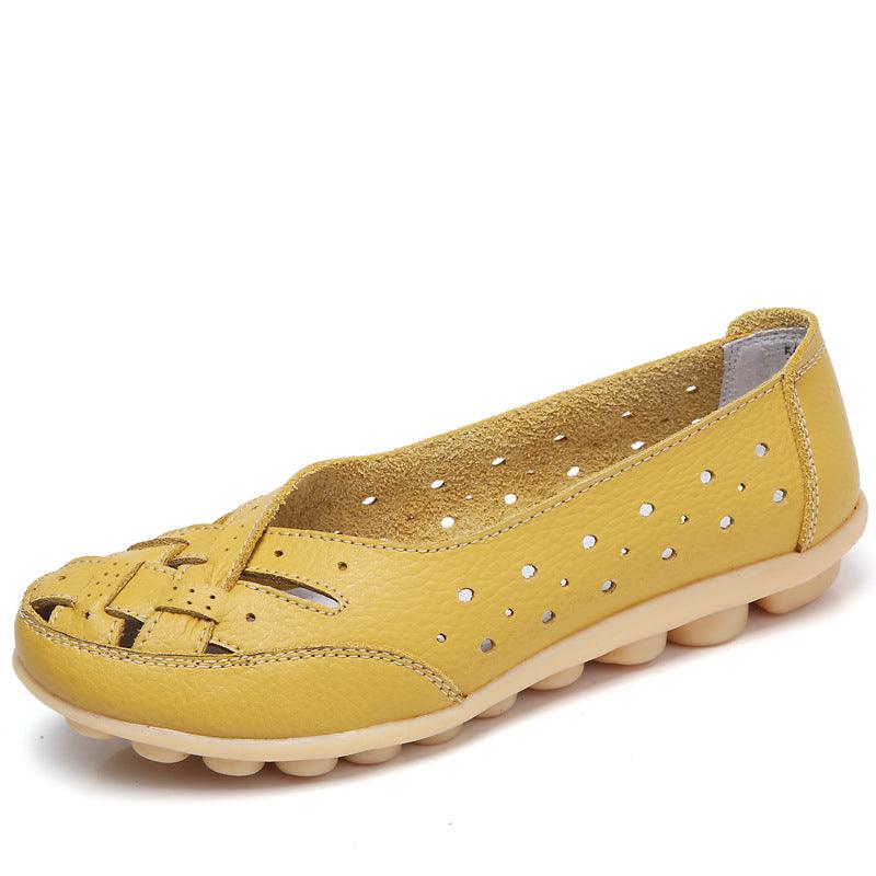 Emma - Orthopedische Marineblauwe Damesflats-Marineblauw-35-State of Style