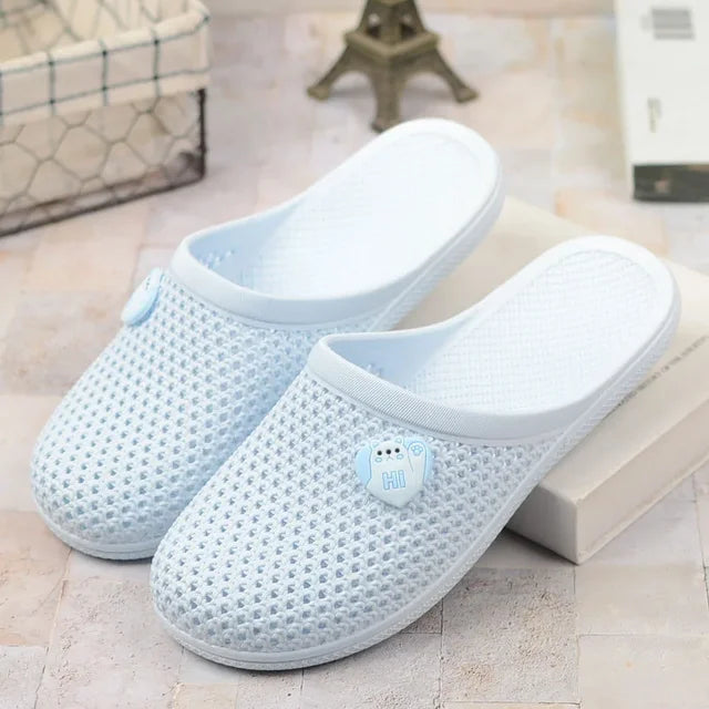 Emma - Orthopedische Roze Ademende Pantoffels-Blauw-36-State of Style