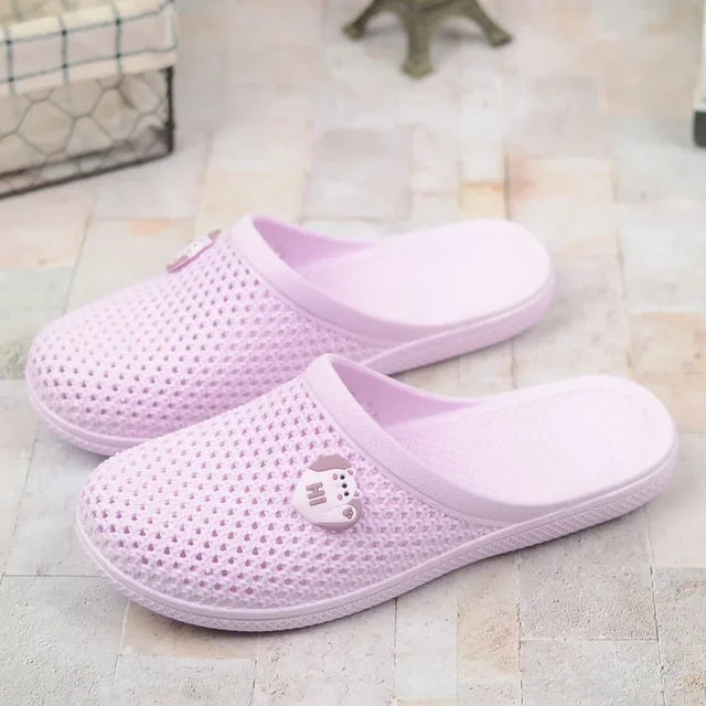 Emma - Orthopedische Roze Ademende Pantoffels-Lila-36-State of Style
