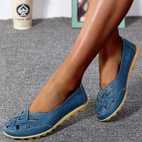 Emma - Orthopedische Witte Comfortschoenen-Blauw-34-State of Style