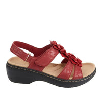 Emma - Orthopedische Witte Sandalen-Rood-34-State of Style