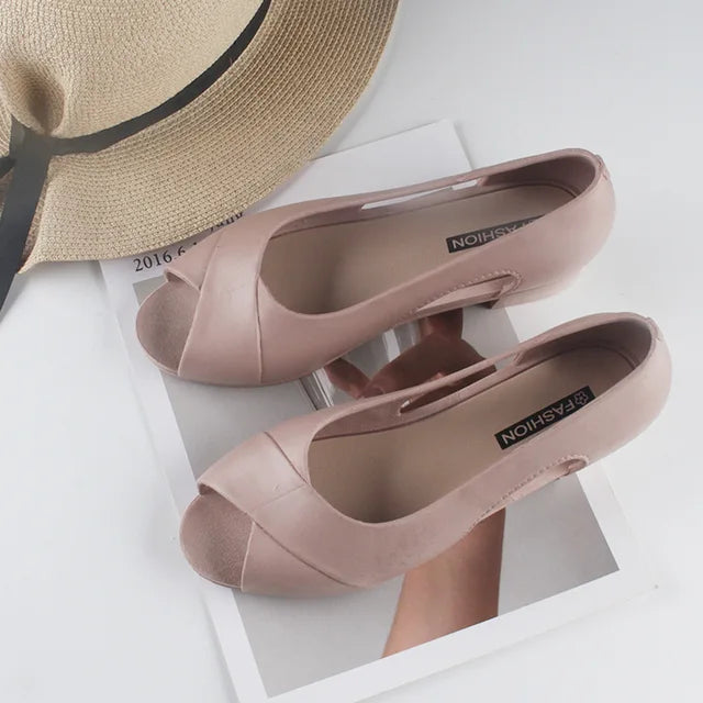Emma - Orthopedische Zwarte Zomersandalen-Roze-36-State of Style