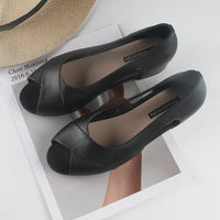 Emma - Orthopedische Zwarte Zomersandalen-Zwart-36-State of Style
