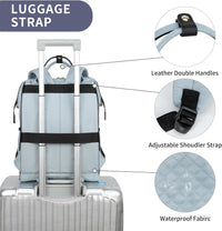 Water-Repellent Expandable Laptop Backpack with RFID Protection & USB Port