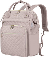 Water-Repellent Expandable Laptop Backpack with RFID Protection & USB Port