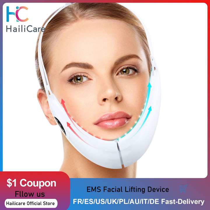 EMS FACE LIFT WITH LED THERAPY - SLIMMER FACE AND DOUBLE CHIN REMOVAL-State of Style