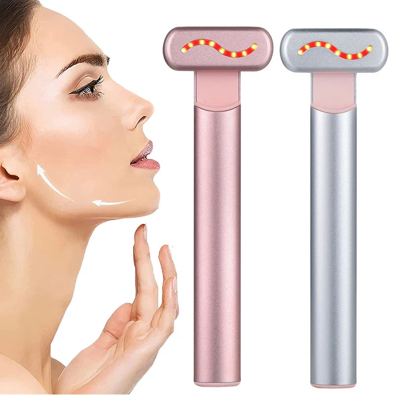 Fascal Message Device Facial Massage Device | EMS Rejuvenating Red Light GlowMagic – No ...