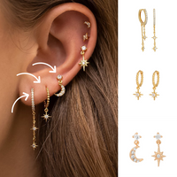 Enchanting Starlight Earrings - Astrid-3 Pair Earrings Set-State of Style