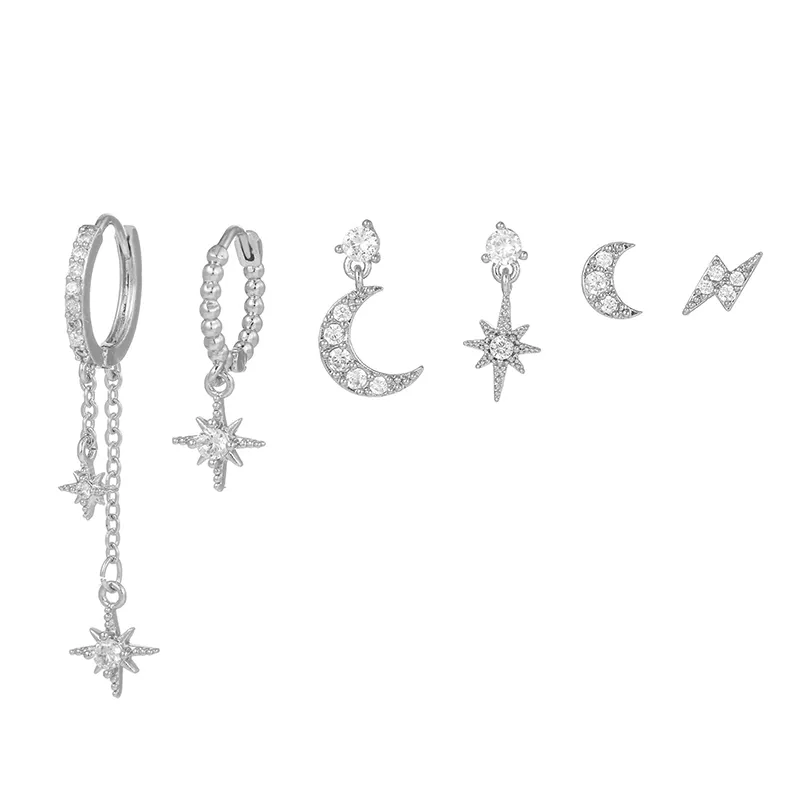 Enchanting Starlight Earrings - Astrid-Lightning Stud-State of Style