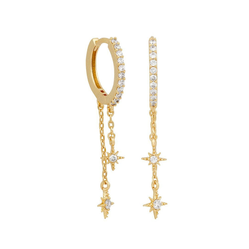 Enchanting Starlight Earrings - Astrid-Star Pendant Earrings-State of Style