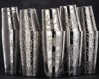 Engraved Cocktail Shaker – Mixaro-Chinese Dragon-State of Style