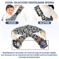 Ergonomic Adjustable Baby Carrier - SnuggleRide-Bonsai Black-State of Style