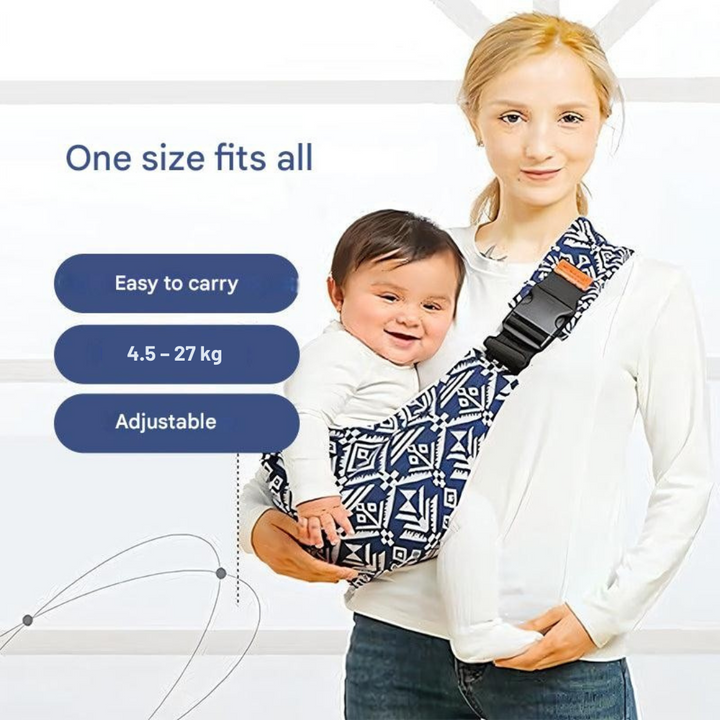 Ergonomic Adjustable Carrier - SnuggleRide-Black bonsai-State of Style