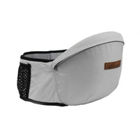 Ergonomic Baby Hip Carrier - HugEase-Light Grey-State of Style