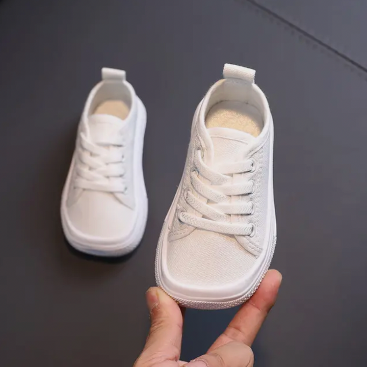 Ergonomic Barefoot Sneakers for Kids - FlexiSteps-White-4.5-State of Style