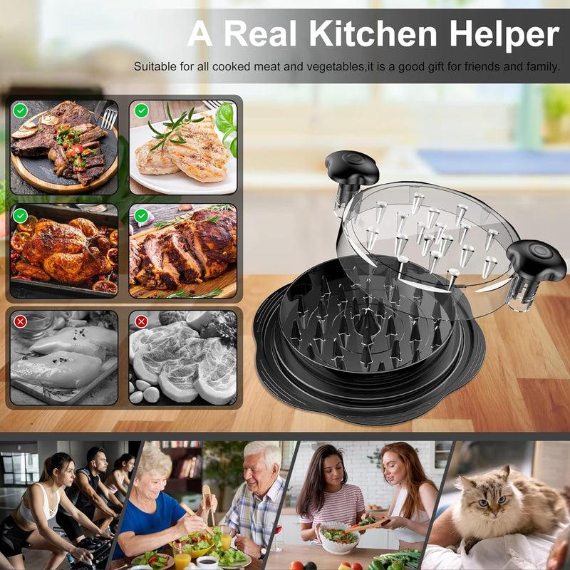 Ergonomic Chicken Shredder Tool - ErgoShredder-Black-State of Style