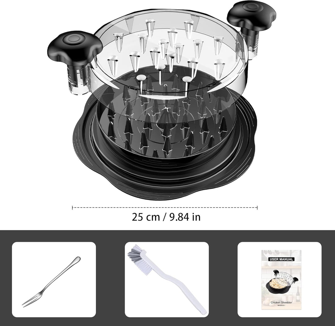 Ergonomic Chicken Shredder Tool - ErgoShredder-Black-State of Style