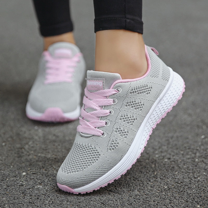 Ergonomic Comfort Sneakers - NovaFit-Grey Pink-3.0-State of Style