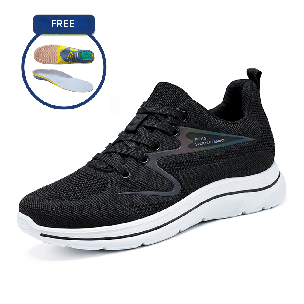 Ergonomic Ladies' Shoes - VitalStep-Black-4.0-State of Style