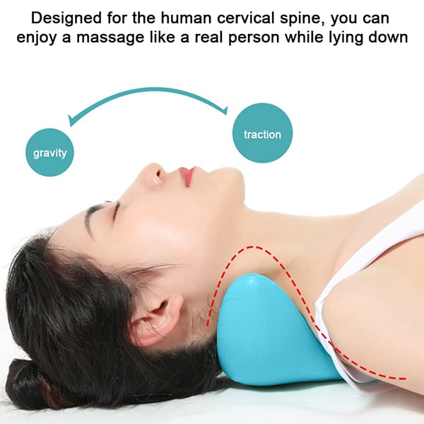 Ergonomic Neck Massage Cushion without Power – NeckEase Stretch-State of Style