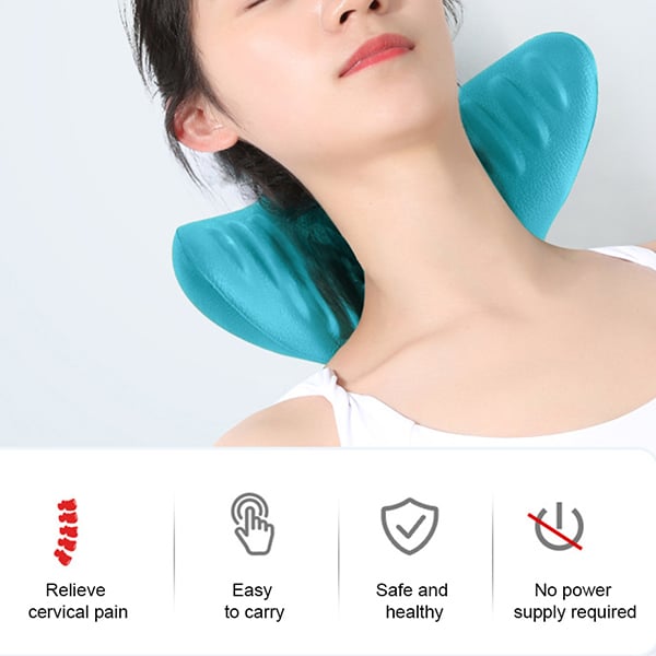 Ergonomic Neck Massage Cushion without Power – NeckEase Stretch-State of Style