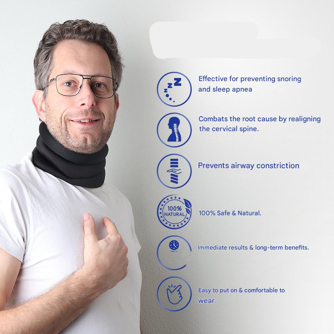Ergonomic Neck Support Against Snoring – Dormiva-State of Style