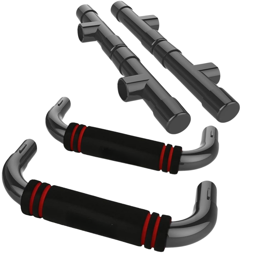 Ergonomic Push-Up Bars with Non-Slip Base-State of Style