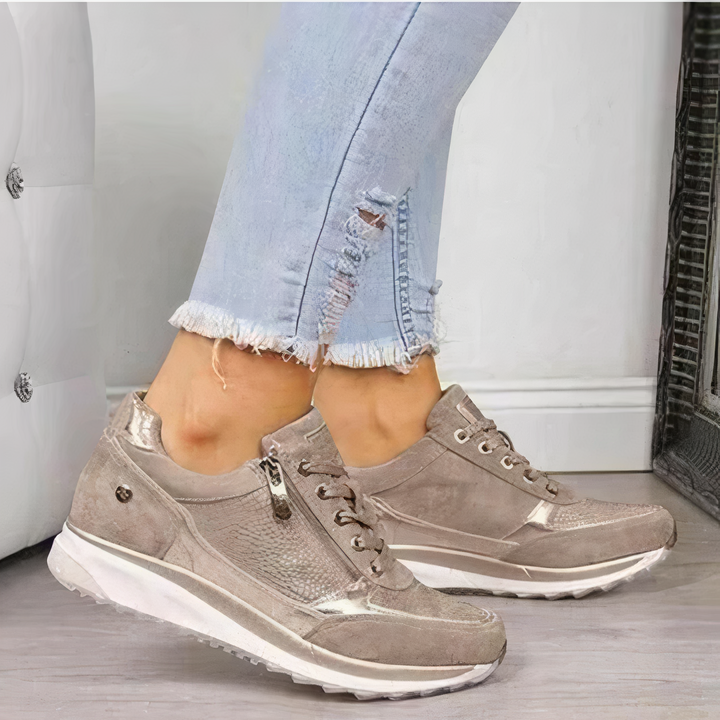 Ergonomic Running Shoes for Women - Sophia-Beige-35-State of Style