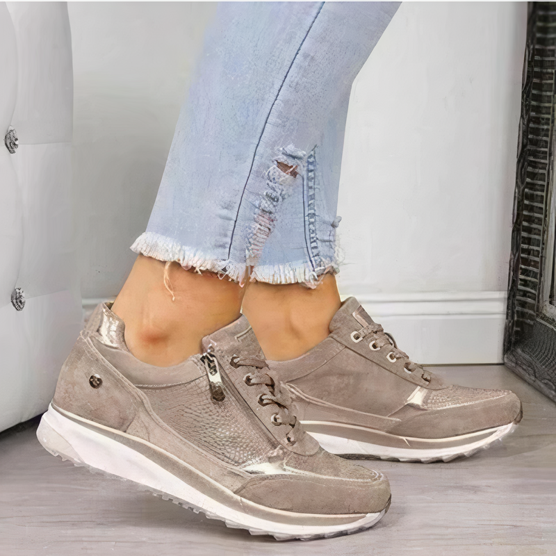 Ergonomic Running Shoes for Women - Sophia-Beige-35-State of Style