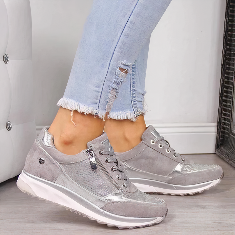 Ergonomic Running Shoes for Women - Sophia-Silver-35-State of Style