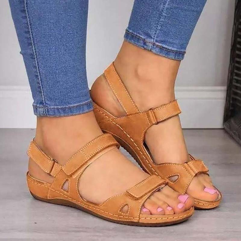Ergonomic Summer Sandals – Supportive & Breathable Footwear-Brown Sandals-4.5-State of Style