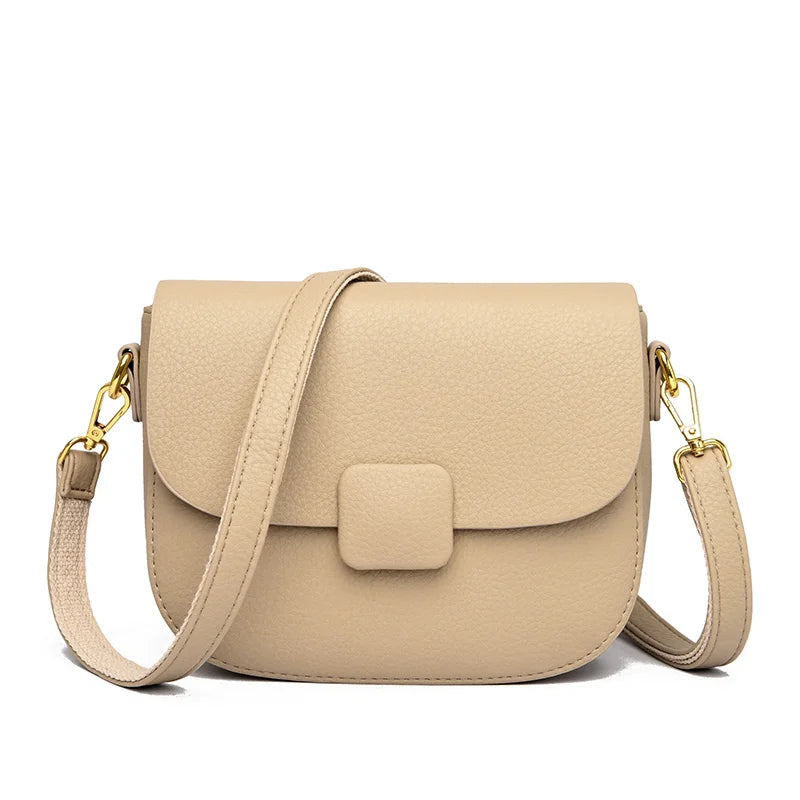 Erika Traditional Bag – Premium Leather Travel Shoulder Bag-Khaki-State of Style