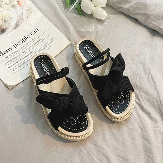 Espadrille Sandals with Wrap Straps - Sienna-Black-3.0-State of Style