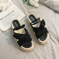 Espadrille Sandals with Wrap Straps - Sienna-Black-3.0-State of Style