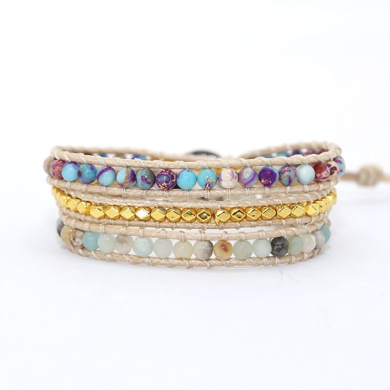 Essential Jasper Wrap Bracelet - Amarilis-State of Style