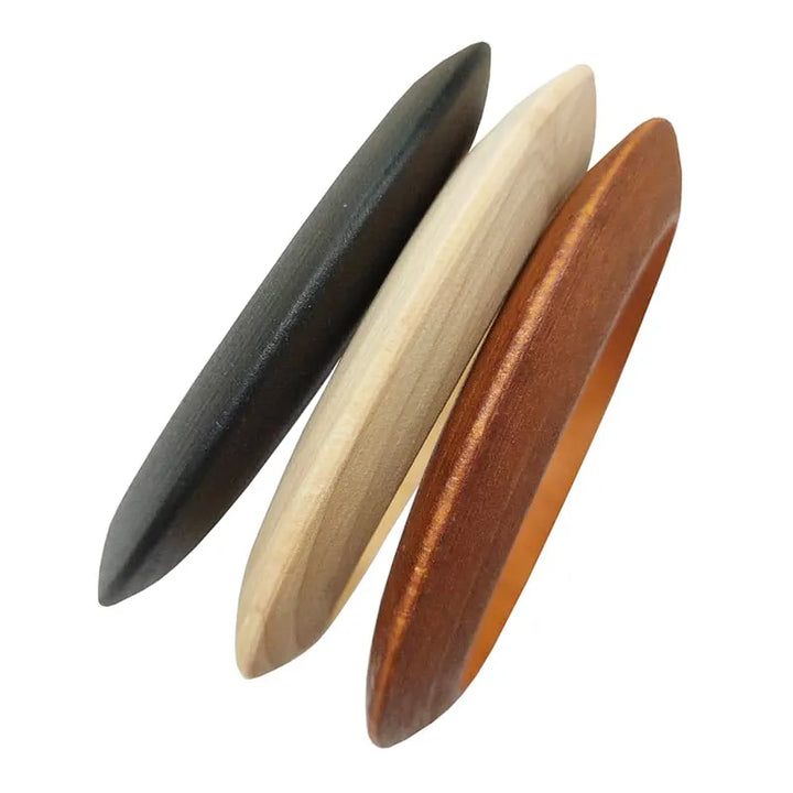 Ethnic Round Wooden Bangles | Unique Women's Jewellery-Coffee-State of Style
