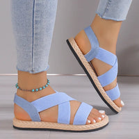 Eva - Orthopedische Beige Comfort Sandalen-Hemelsblauw-35-State of Style