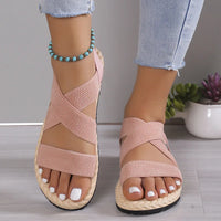 Eva - Orthopedische Beige Comfort Sandalen-Zwart-35-State of Style
