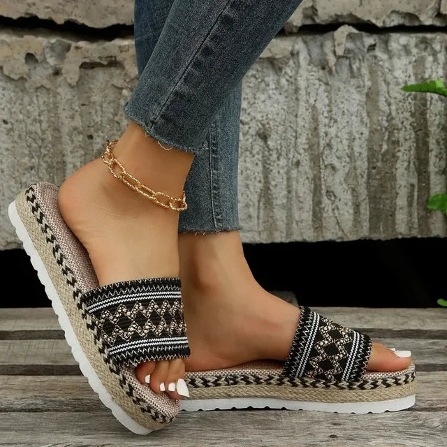Eva - Orthopedische Zwart Elegante Sandalen-Zwart-36-State of Style