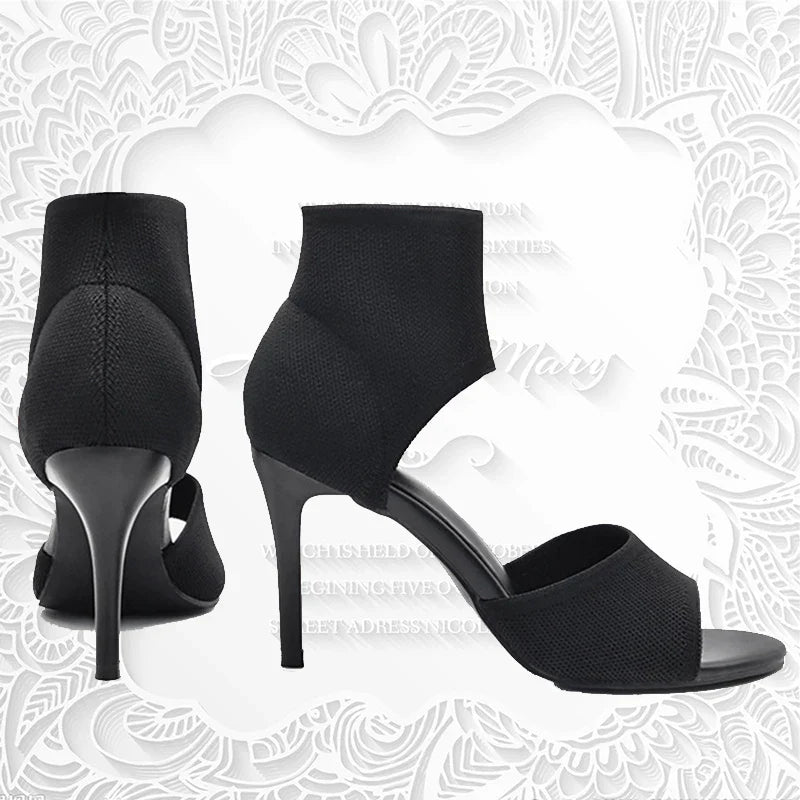 Eva - Orthopedische Zwarte Elegante Hakken-Zwart-35-State of Style