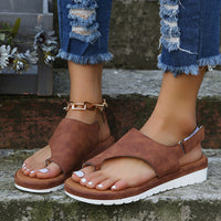 Eva - Orthopedische Zwarte Elegante Sandalen-Bruin-34-State of Style