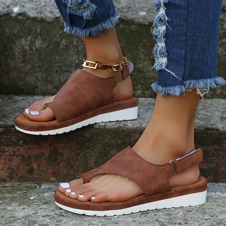 Eva - Orthopedische Zwarte Elegante Sandalen-Zwart-34-State of Style