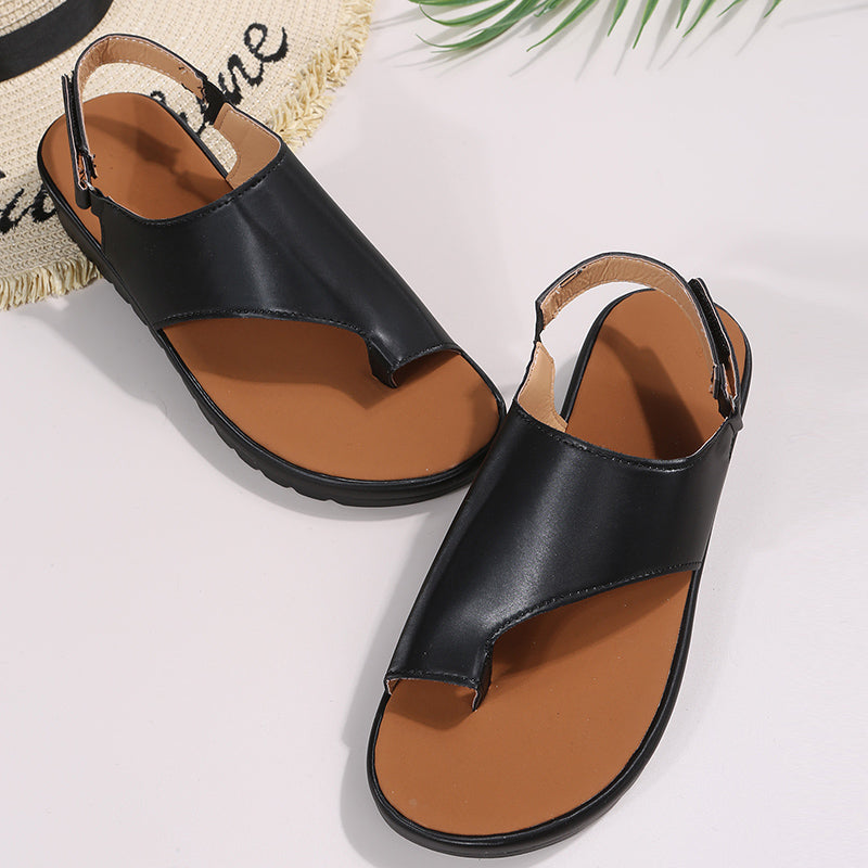 Eva - Orthopedische Zwarte Elegante Sandalen-Zwart-34-State of Style